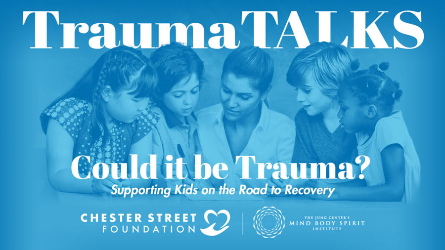 banner for TraumaTALKS Could It Be Trauma? Supporting Kids on the Road to Recovery child trauma training